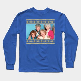 Golden Girls Pattern Long Sleeve T-Shirt